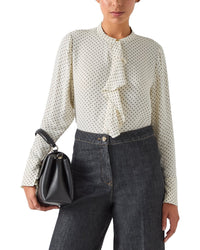 Lk Bennett Cody Woven Top