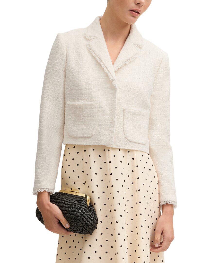 CARLA ♡Tweed jacket ♡White Lk Bennett Carla Jacket – Bluefly
