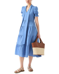 Lk Bennett Flo Linen Dress