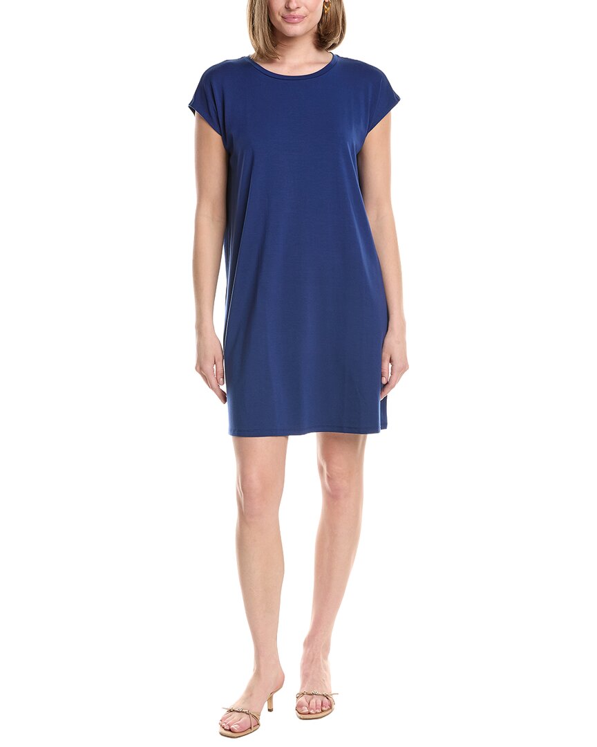 Eileen Fisher Crew Neck Boxy Shirtdress