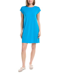 Eileen Fisher Crew Neck Boxy Shirtdress