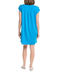 Eileen Fisher Crew Neck Boxy Shirtdress