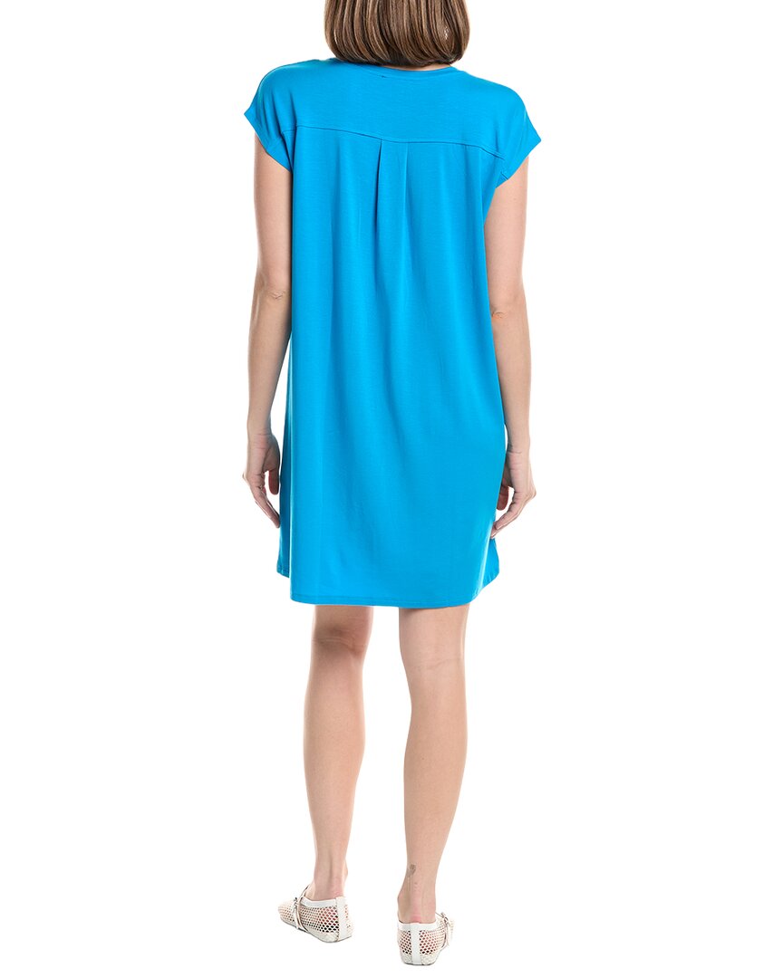 Eileen Fisher Crew Neck Boxy Shirtdress