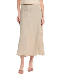 Eileen Fisher A-Line Linen Bias Skirt