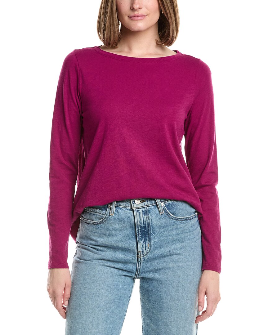 Eileen Fisher Bateau Neck T-Shirt