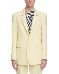 Adam Lippes Wool & Silk-Blend Parker Blazer
