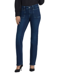 Nydj Marilyn Ink Skyline Straight Leg Jean