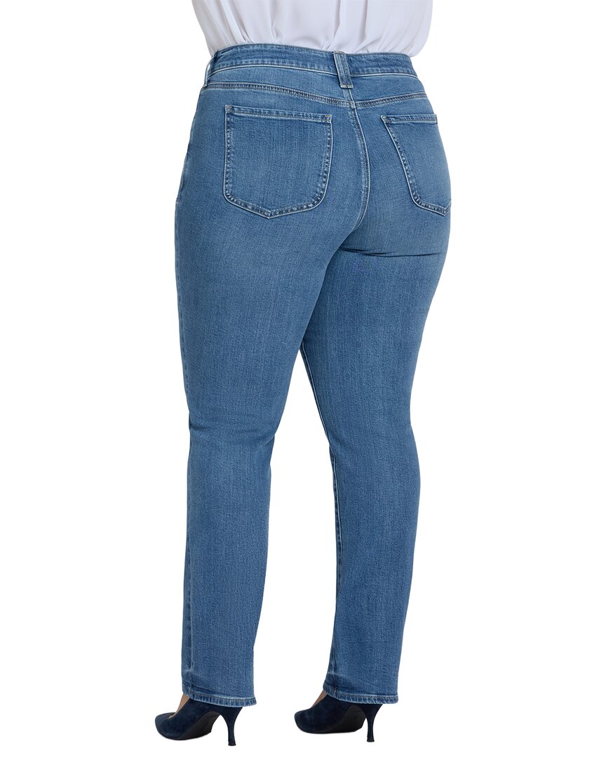 Nydj Plus Marilyn Bastille Sea Straight Leg Jean