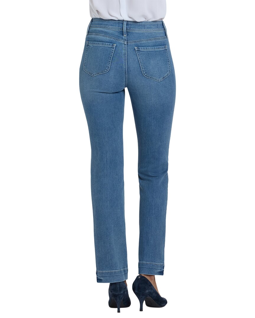 Nydj Marilyn High-Rise Bastille Sea Straight Leg Jean