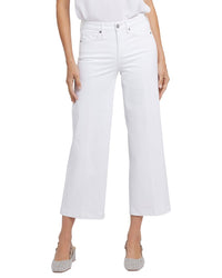 Nydj Teresa Optic White Wide Leg Jean