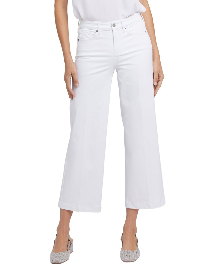 Nydj Teresa Optic White Wide Leg Jean