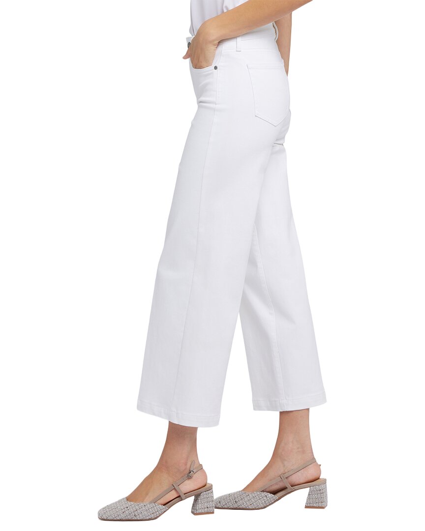 Nydj Teresa Optic White Wide Leg Jean