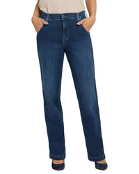 Nydj Brooke Louvre Sapphire Straight Leg Jean