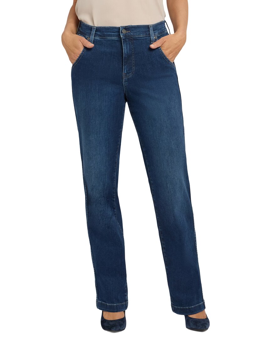 Nydj Brooke Louvre Sapphire Straight Leg Jean