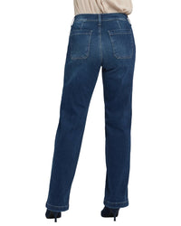 Nydj Brooke Louvre Sapphire Straight Leg Jean