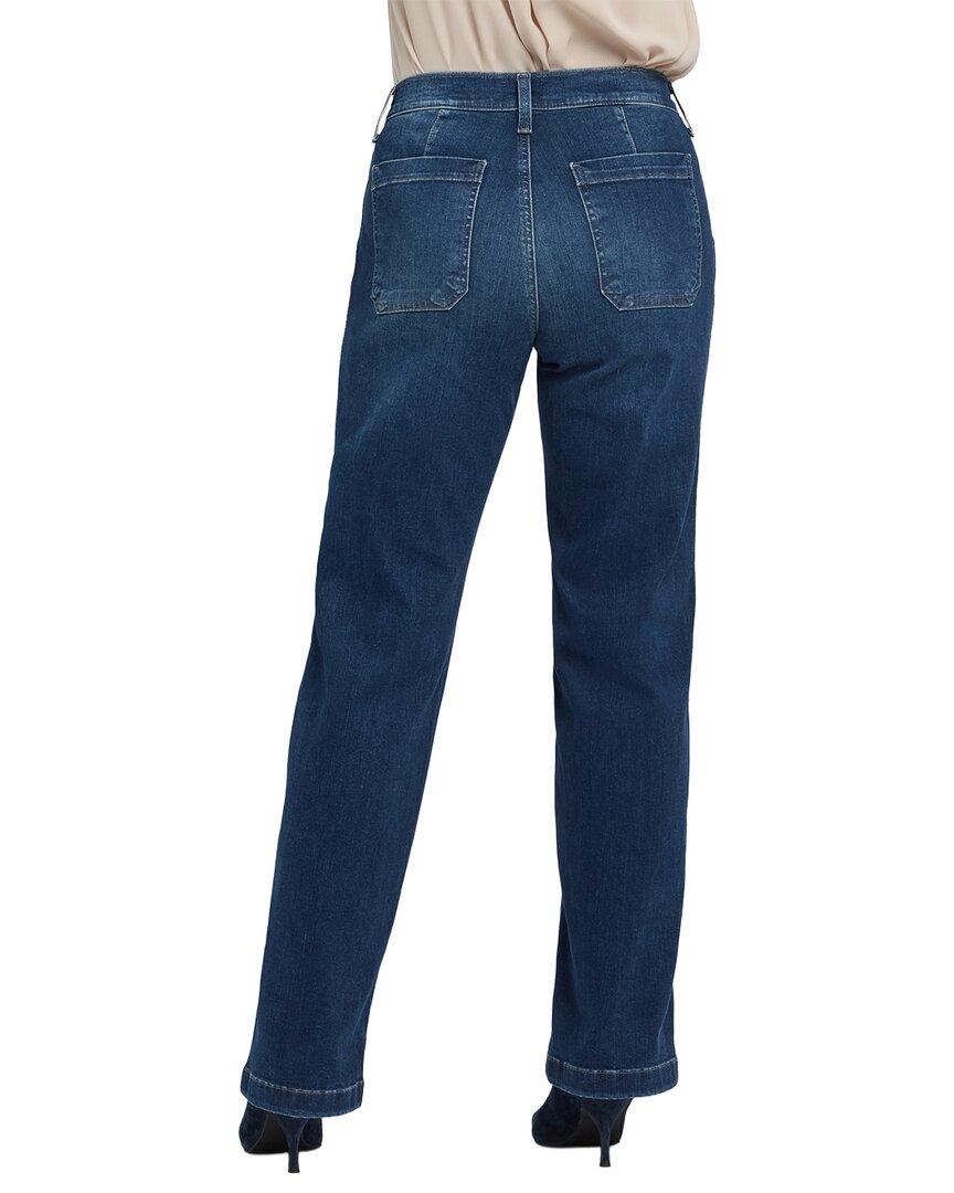 Nydj Brooke Louvre Sapphire Straight Leg Jean