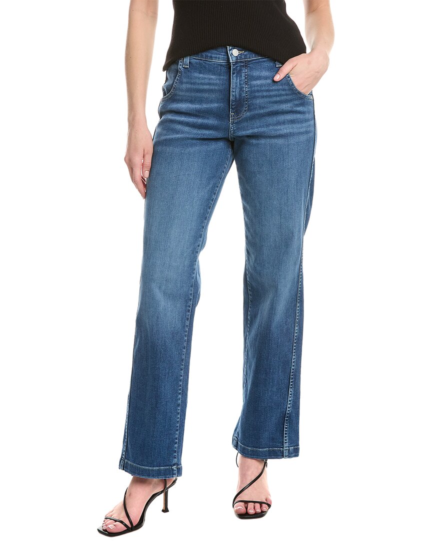 Nydj Brooke Opera Blue Straight Leg Jean