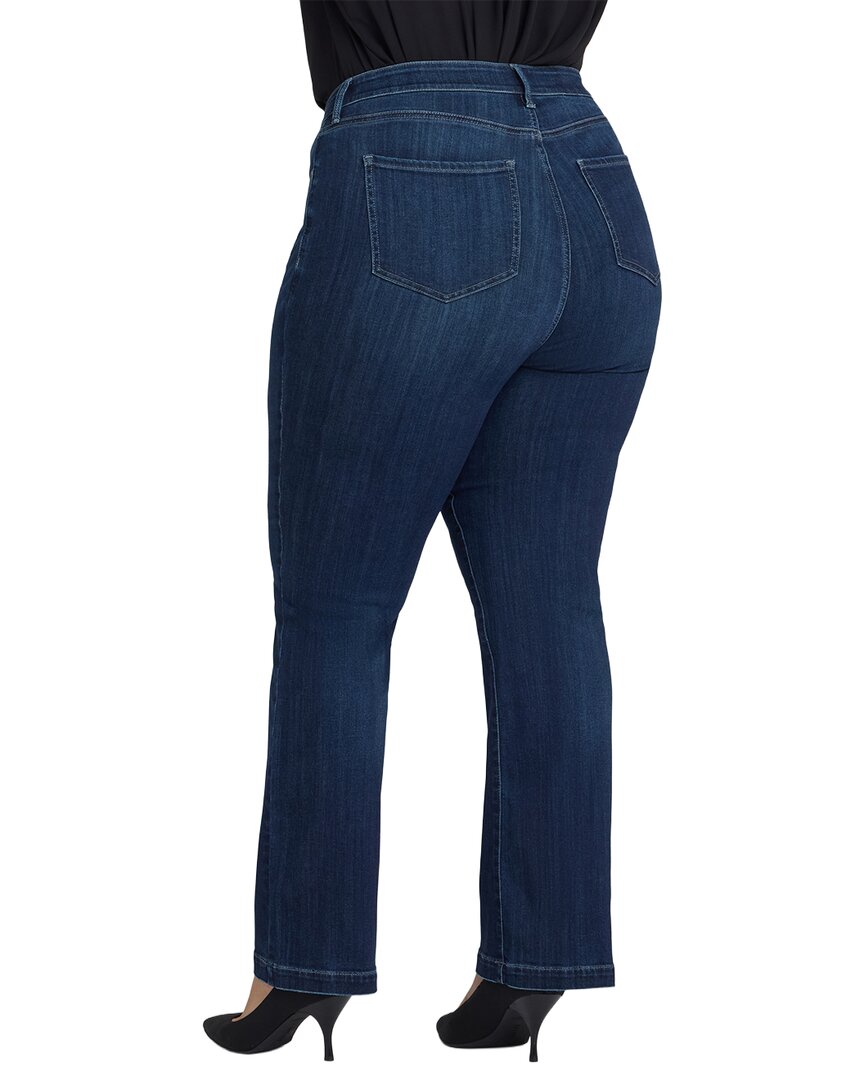 Nydj Plus Teresa Ink Skyline Wide Leg Jean