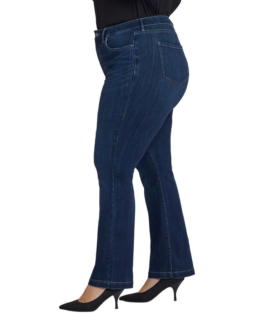 Nydj Plus Teresa Ink Skyline Wide Leg Jean
