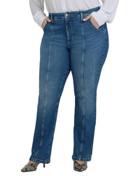 Nydj Plus Billie High-Rise Romantic Indigo Bootcut Jean