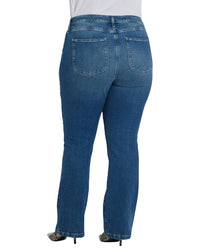Nydj Plus Billie High-Rise Romantic Indigo Bootcut Jean
