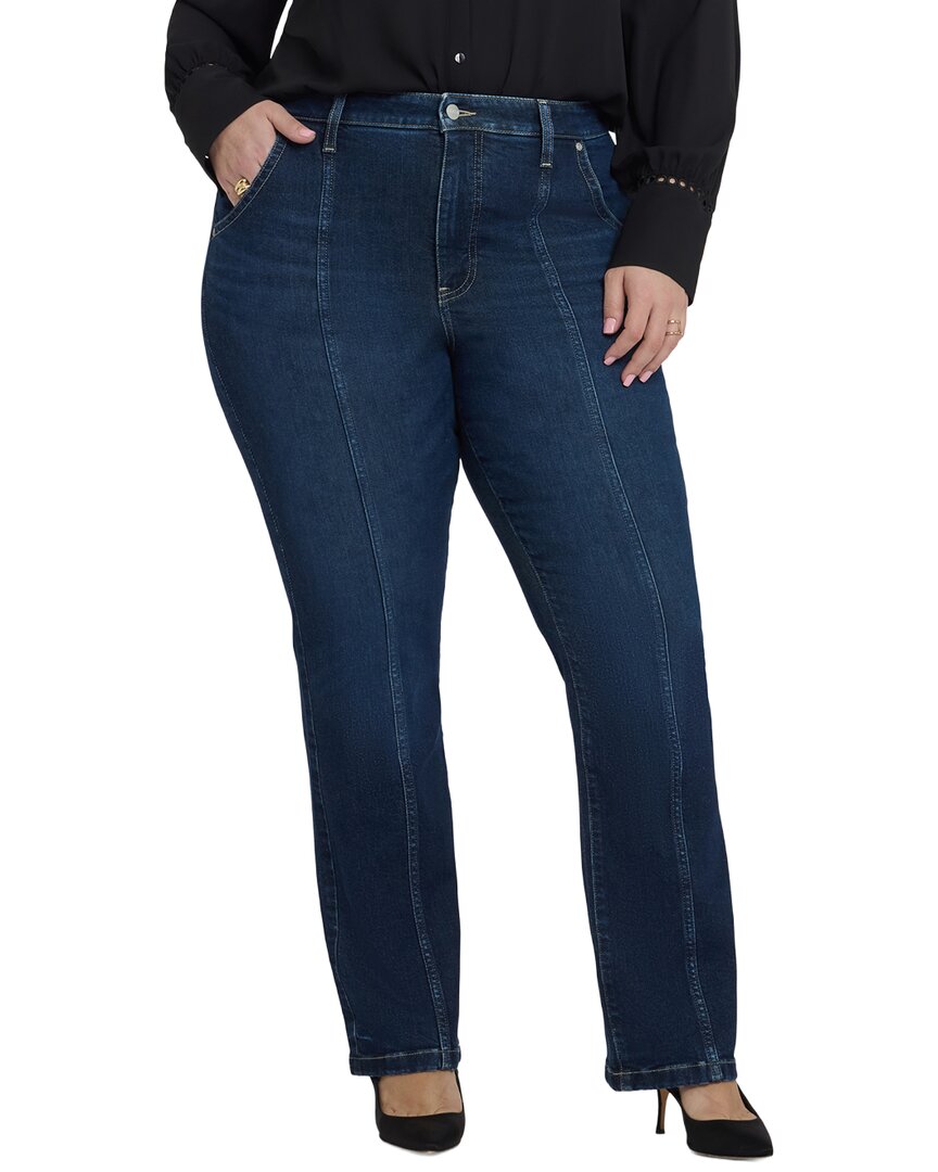 Nydj Plus Billie High-Rise Indigo Seine Bootcut Jean