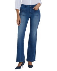 Nydj Ava Cool Marine Flare Jean