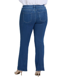 Nydj Plus Ava Cool Marine Flare Jean