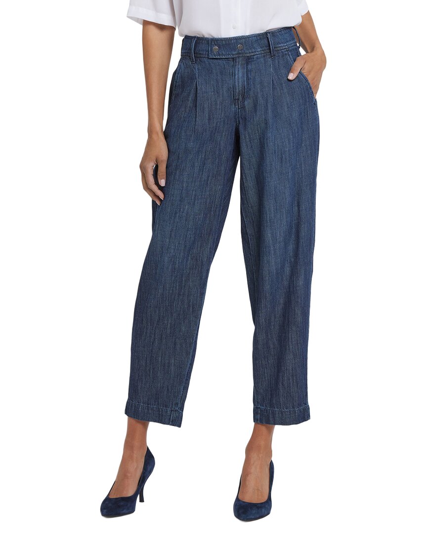 Nydj High-Rise Pleated La Mer Balloon Trouser Jean