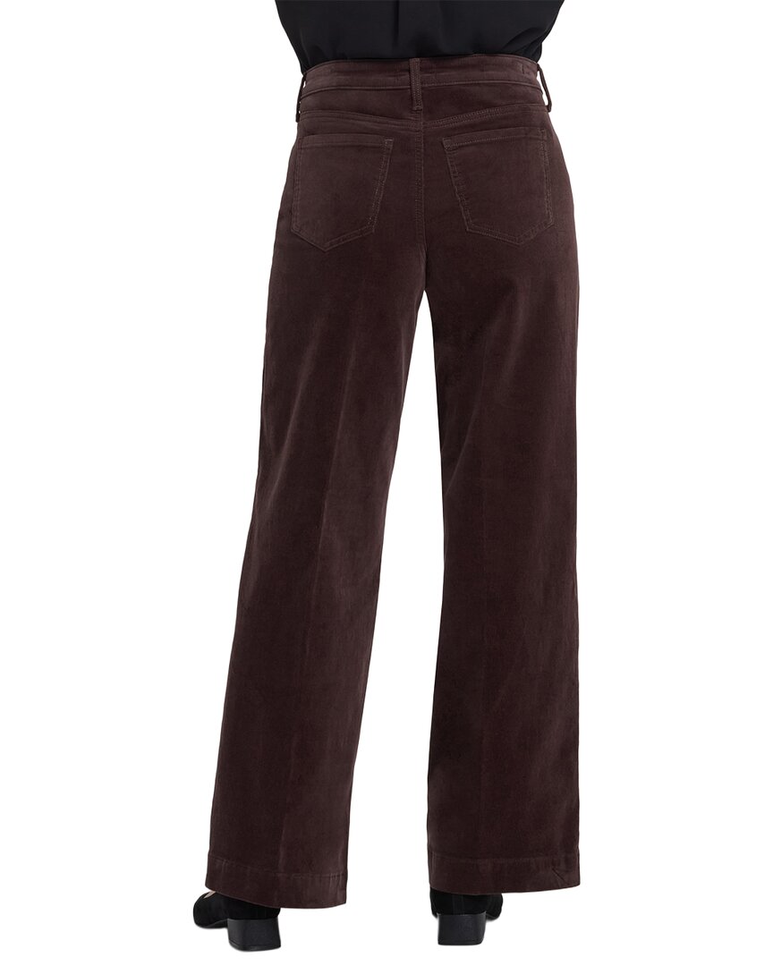 NYDJ Nydj Teresa Bitter Chocolate Wide Leg Jean