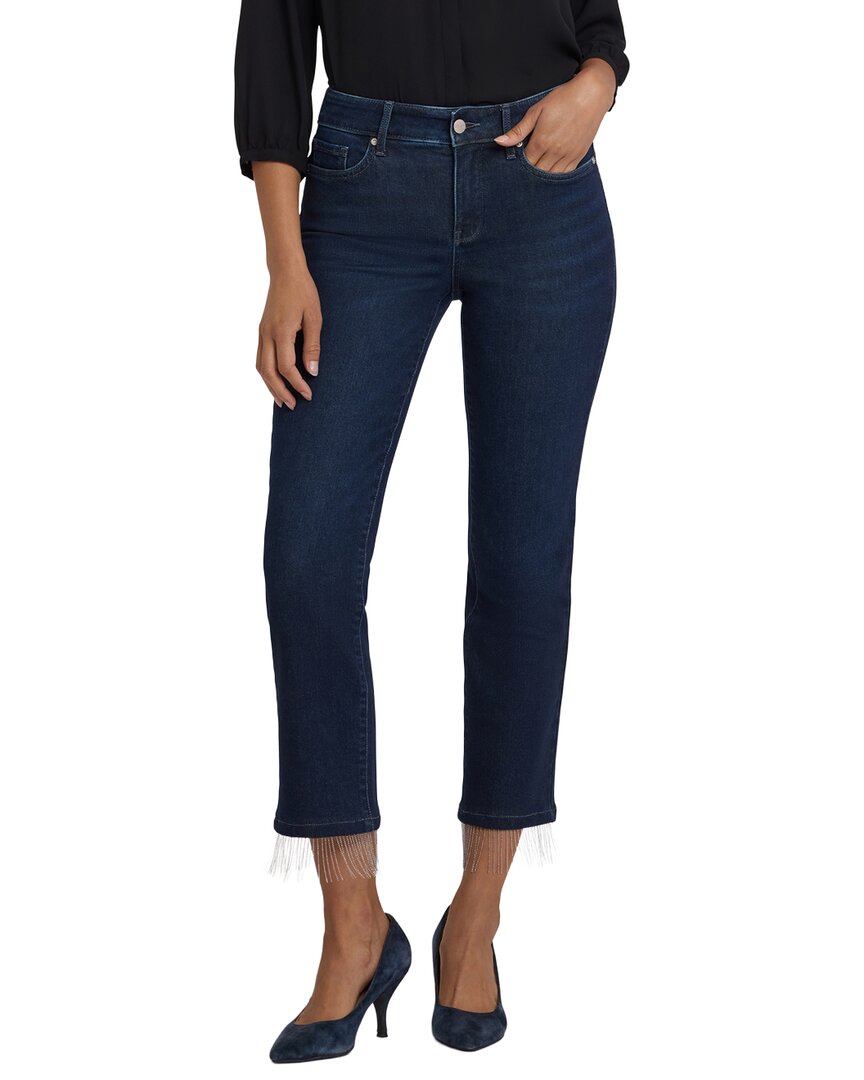NYDJ Nydj Marilyn Blacken Blue Ankle Crop Jean