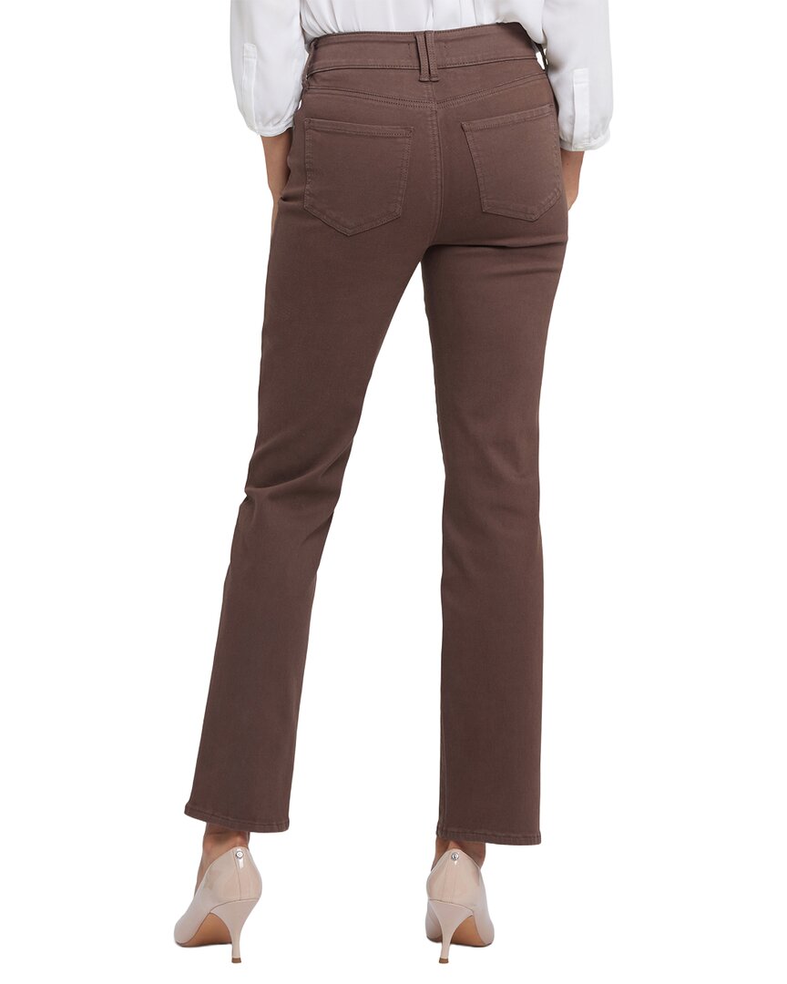 NYDJ Nydj Marilyn Coffee Bean Straight Leg Jean