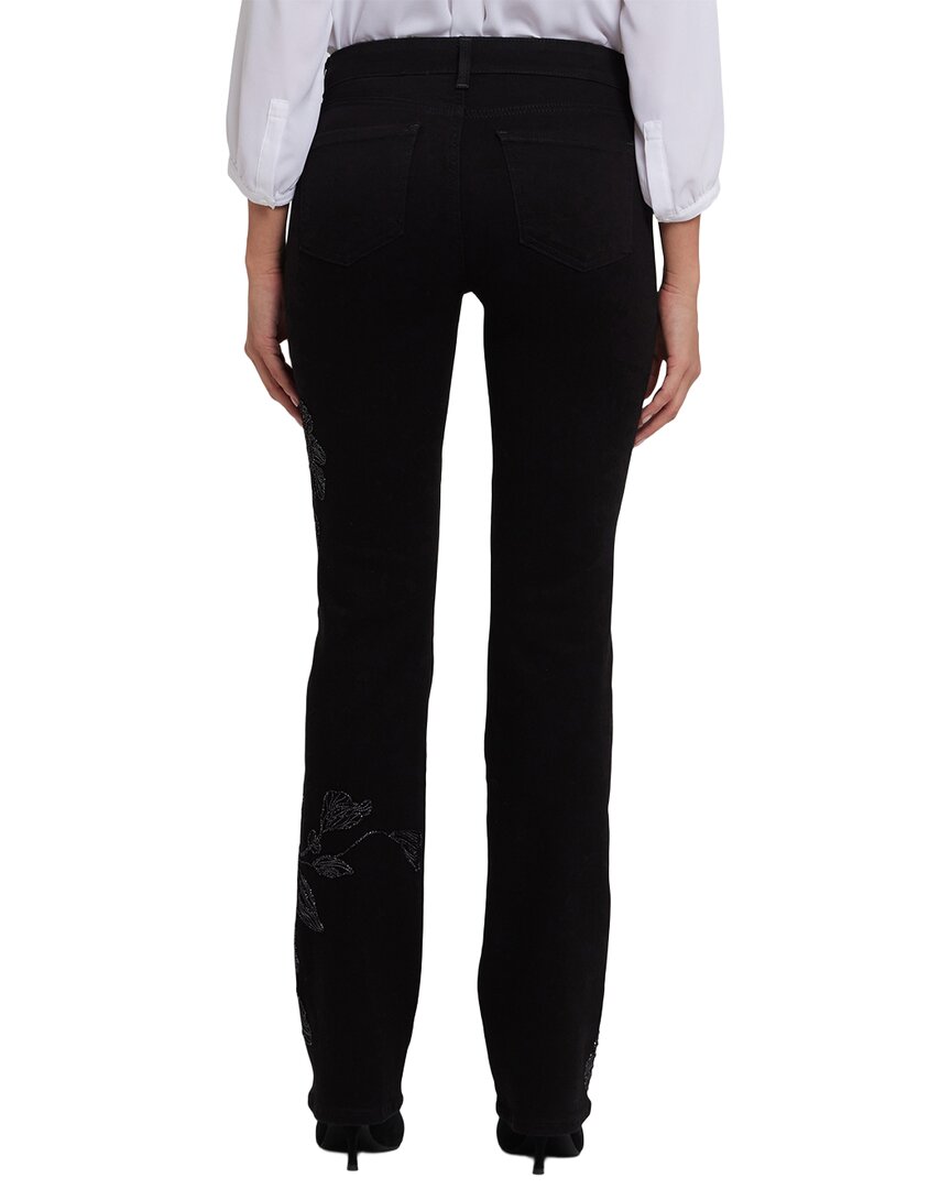 NYDJ Nydj Marilyn Black Rinse Straight Leg Jean