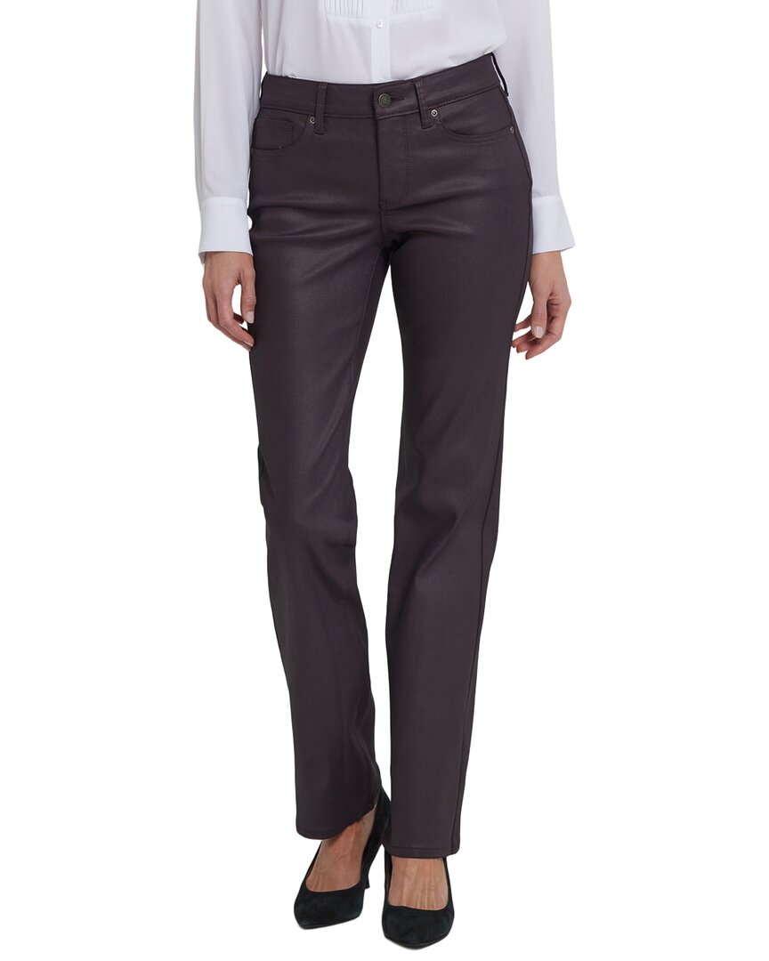 NYDJ Nydj Marilyn Fig Coated Straight Leg Jean
