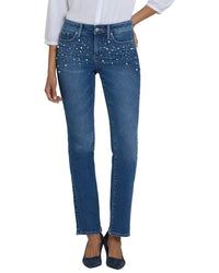 NYDJ Nydj Marilyn Lake Notre-Dame Straight Leg Jean