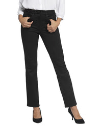 NYDJ Nydj Ellison Black Straight Leg Jean
