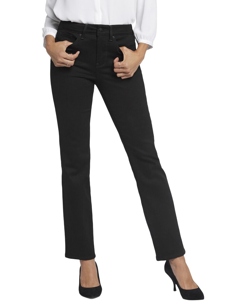 NYDJ Nydj Ellison Black Straight Leg Jean