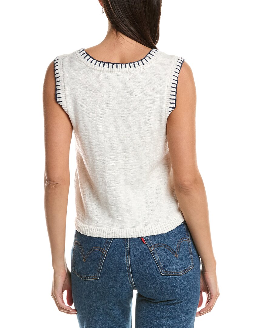 Vintage Havana Whipstitch Knit Vest