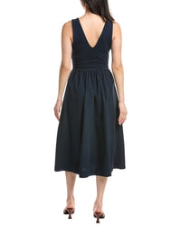 Nation Ltd Daria V-Neck Midi Dress
