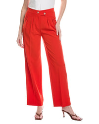 Kenneth Cole High Rise Wide Leg Pleated Pant