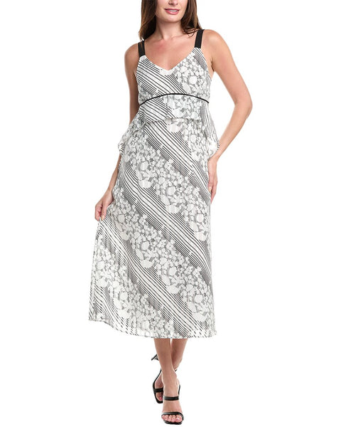 cabi maxi dress Glide Midi – Bluefly size:US 12 / UK 16 / EU 42 elongating effect REG AKIRA Try To Keep