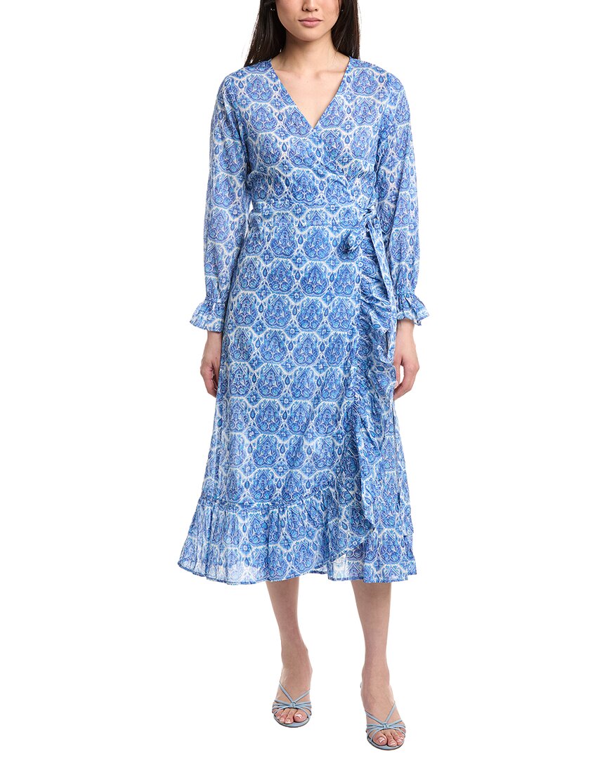 Mer St. Barth Genevieve Ruffle Wrap Dress