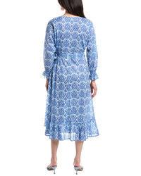 Mer St. Barth Genevieve Ruffle Wrap Dress