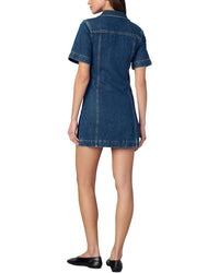 Joe's Jeans The Denim Trucker Linen-Blend Shift Dress