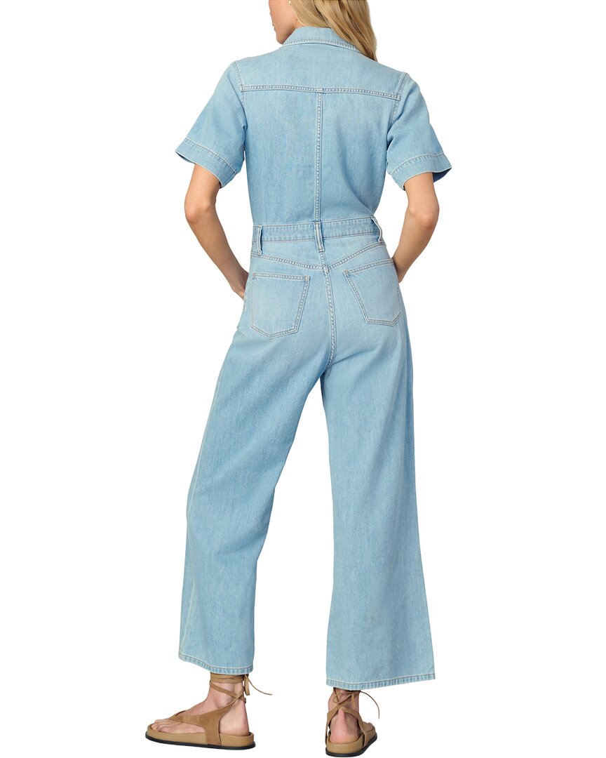Joe's Jeans Denim Trucker Ss Wide Leg Jumpsuit