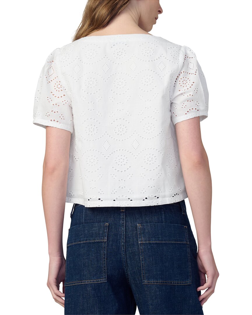 Joe's Jeans The Halle Short Sleeve Eyelet Blouse