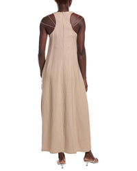 Brunello Cucinelli Brunello Cucinelli Linen-Blend Maxi Dress