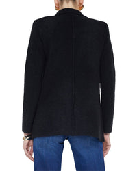 L’AGENCE L’Agence Eileen Boyfriend Knit Wool-Blend Blazer