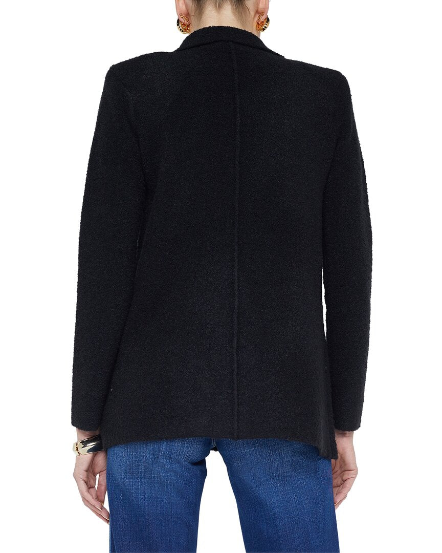 L’AGENCE L’Agence Eileen Boyfriend Knit Wool-Blend Blazer