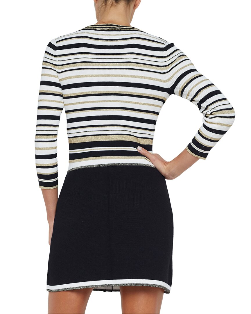 L’AGENCE L’Agence Yukio Striped Crop Top